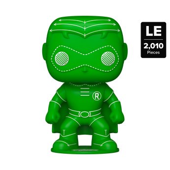 Pop! Robin (Green Blueprint Deco) with Pop! Protector, Image 1